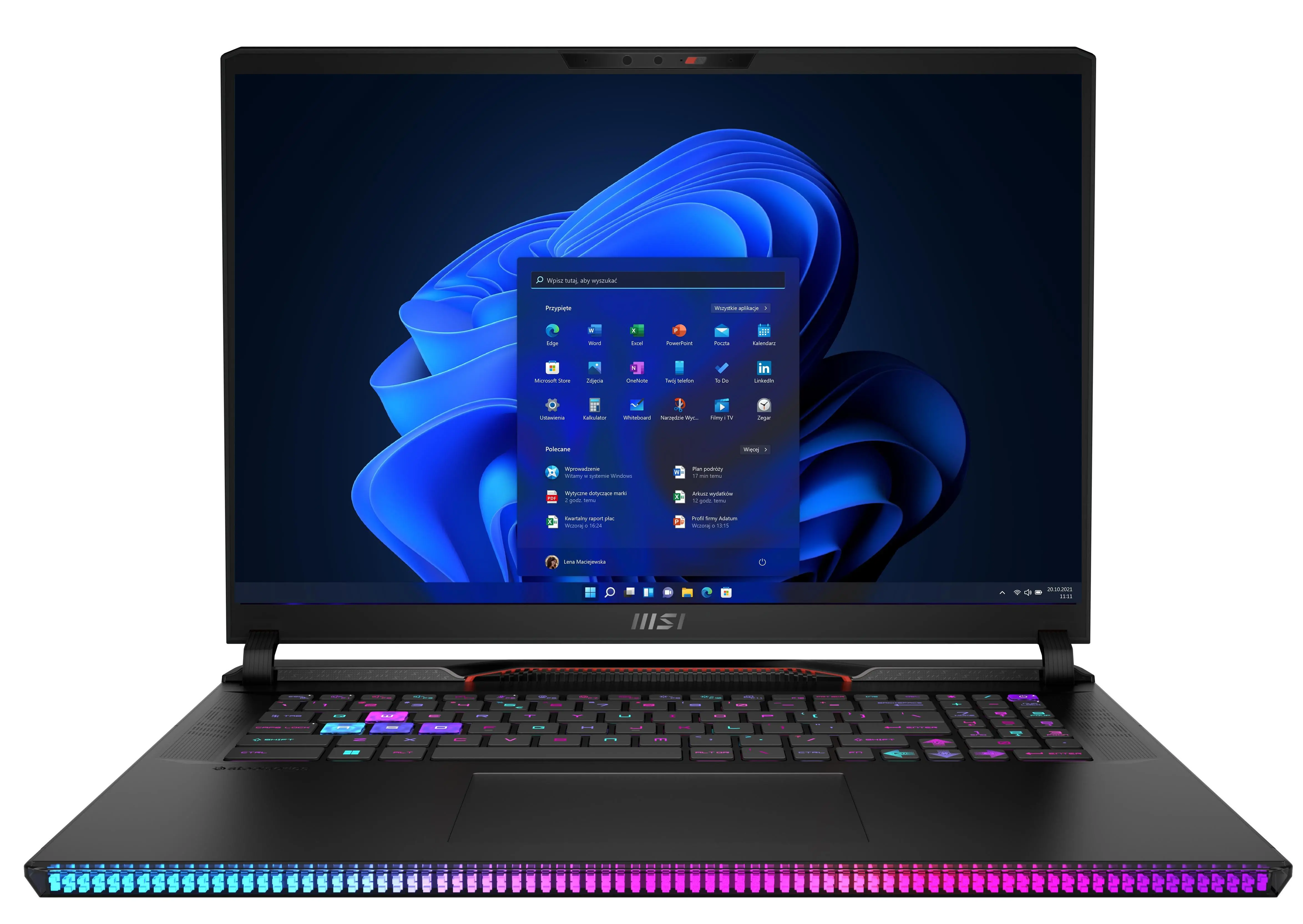 Laptop gamingowy MSI Raider GE78HX 13VH-251PL 17,3" 240Hz i9-13980HX 32GB RAM 2TB Dysk SSD RTX4080 DLSS3 Win11 Czarny