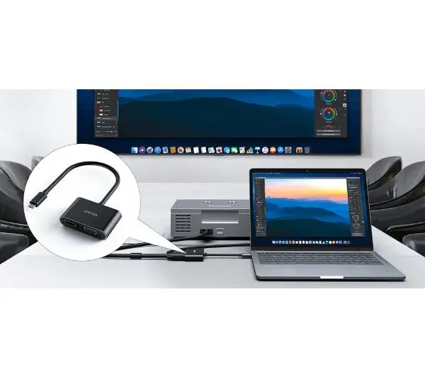 Unitek V1168A USB-C na HDMI i VGA
