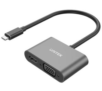 Adapter Unitek V1168A USB-C na HDMI i VGA