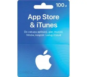 Doładowanie Apple 100zł Obecnie dostępne tylko w sklepach stacjonarnych RTV EURO AGD
