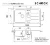 Zlewozmywak Schock Formhaus D-150L Granitowy Croma