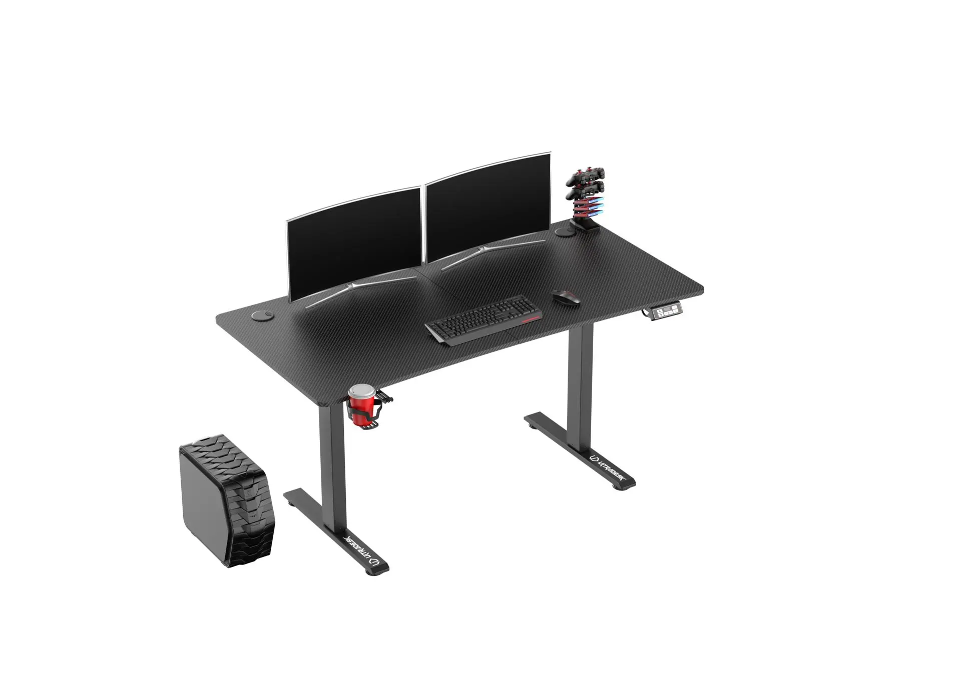 фото Геймерський ігровий стіл Ultradesk Level V2 Black