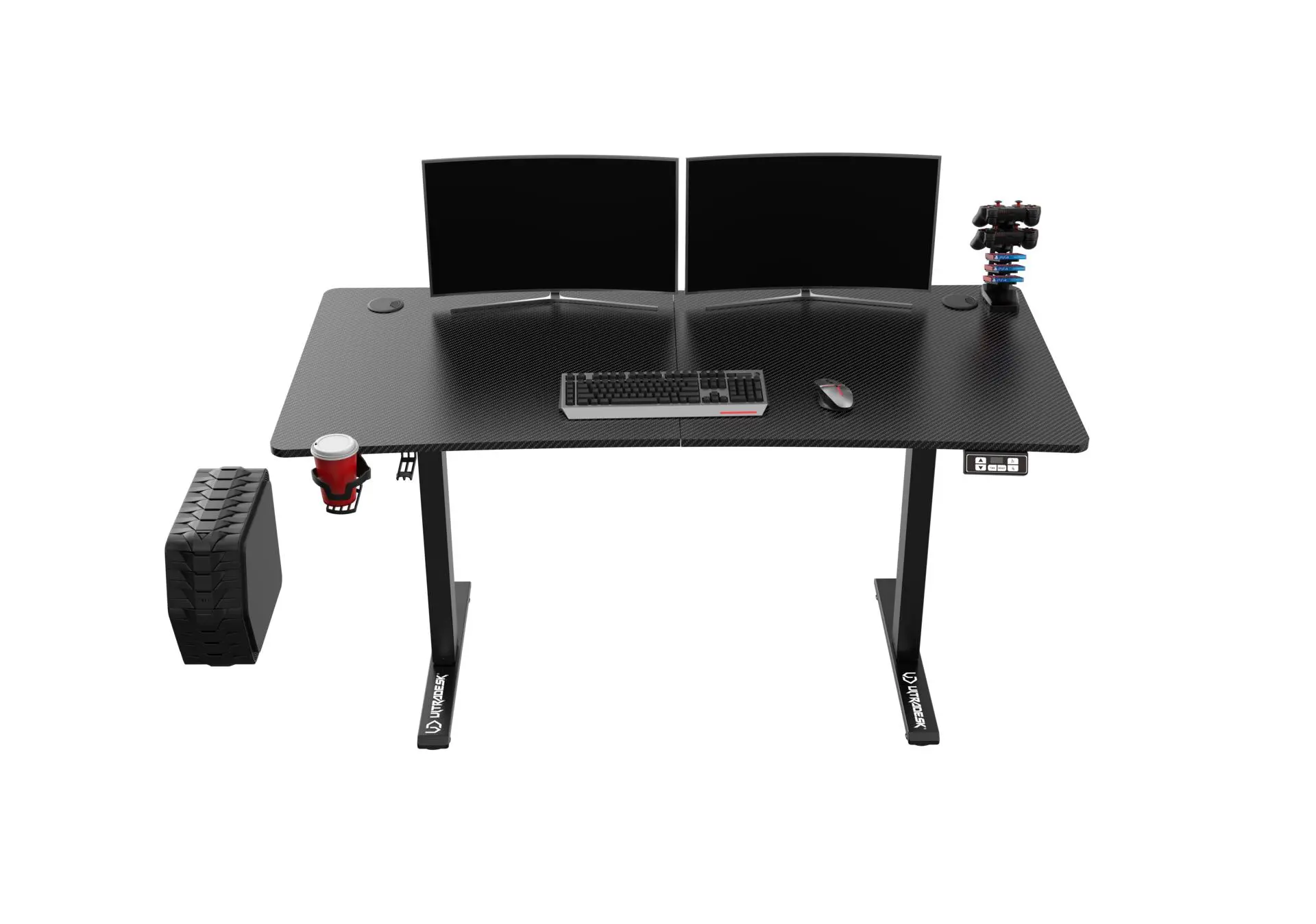 фото Геймерський ігровий стіл Ultradesk Level V2 Black