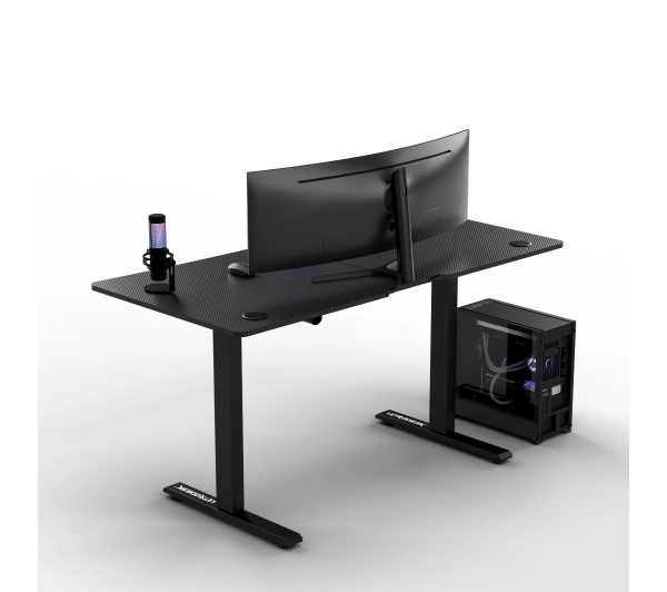 Ultradesk LEVEL V2 bez podkładki 140cm Regulacja wysokości Czarny - Kup na Raty - RRSO 0%
