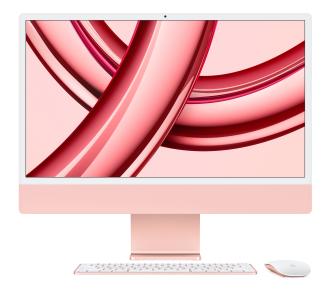 Komputer Apple iMac Retina 4.5K M3 23,5" 8GB RAM  256GB Różowy