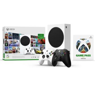 Konsola Xbox Series S 512GB + Game Pass Ultimate 3 m-ce + dodatkowy pad (czarny)