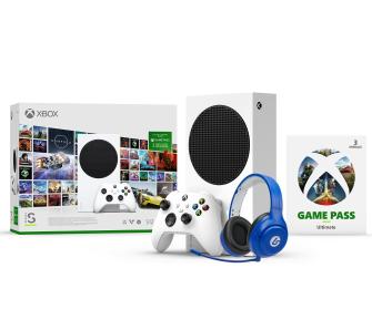 Konsola Xbox Series S 512GB + Game Pass Ultimate 3 m-ce- słuchawki LucidSound LS15X (niebieski)