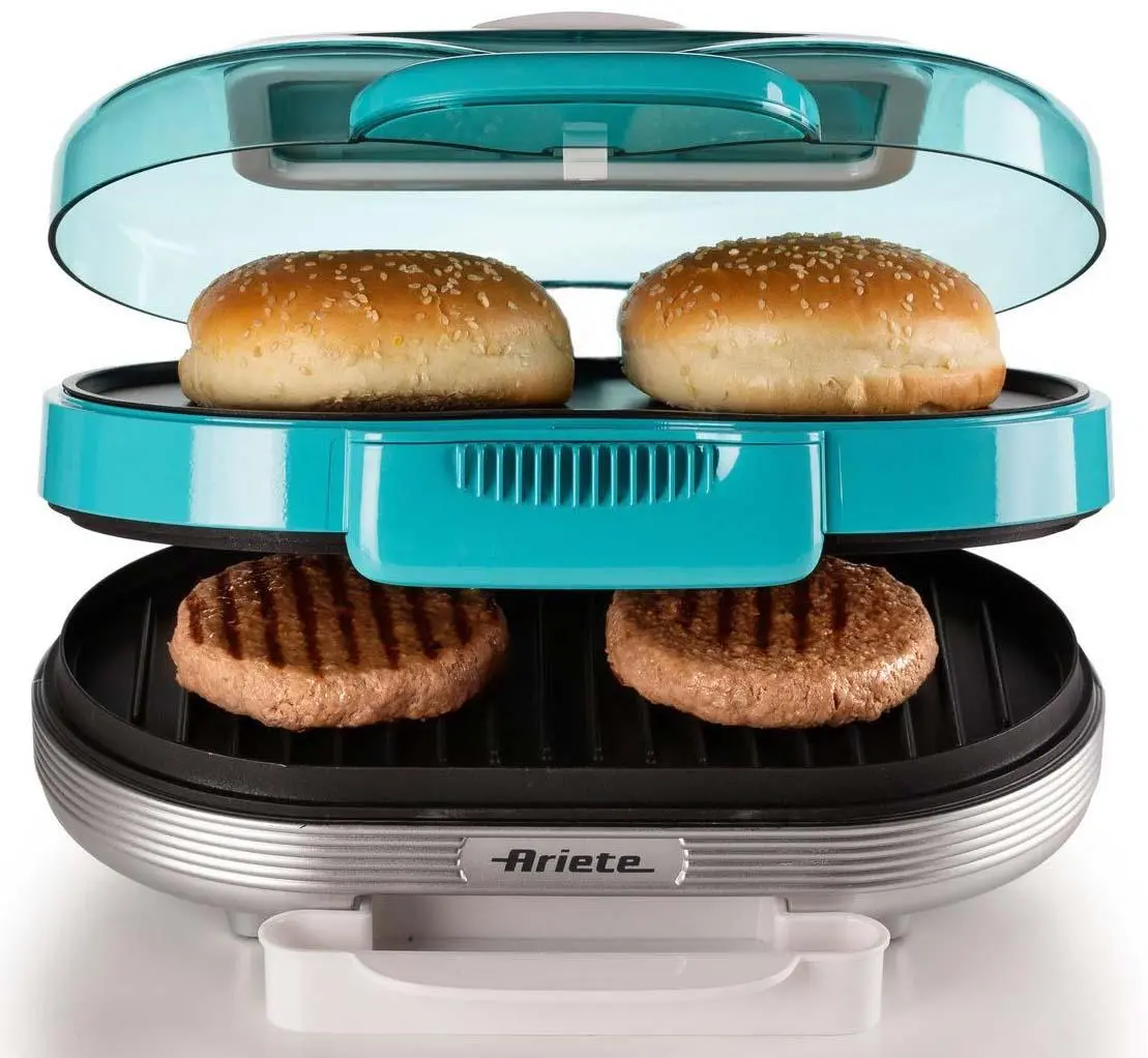 фото Бутербродниця Ariete 0205 Hamburger Blue (00C020501AR0) 1