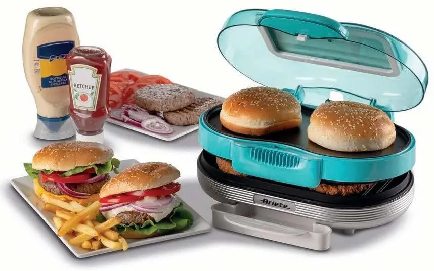 фото Бутербродниця Ariete 0205 Hamburger Blue (00C020501AR0) 2