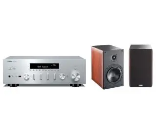 Yamaha R-N600A Srebrny, Indiana Line Nota 260 X Orzech - Kup na Raty - RRSO 0%