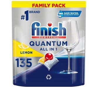 Kapsułki do zmywarki Finish Finish Quantum All in 1 lemon 135szt.
