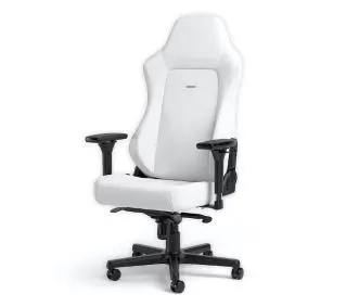 Noblechairs HERO White Edition Gamingowy do 150kg Skóra ECO High Tech Biały - Kup na Raty - RRSO 0%