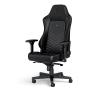 Fotel Noblechairs HERO Black Platinum White Gamingowy do 150kg Skóra ECO Czarno-biały