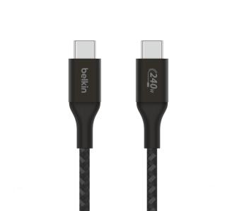 Kabel Belkin USB-C do USB-C Power Delivery 240W 2m Nylon Czarny