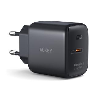Ładowarka sieciowa Aukey GaN USB-C Power Delivery 45W Czarny