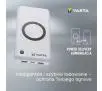 Powerbank VARTA Wireless 15000mAh PASS THROUGH 2xUSB USB-C 20W Biały