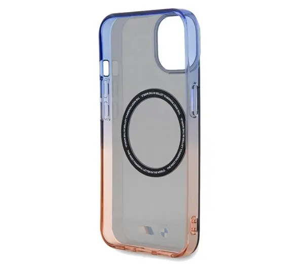BMW Gradient Bumper MagSafe BMHMP15MHTGE do iPhone 15 Plus/14 Plus Szary