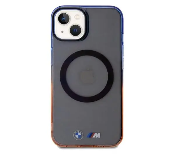 BMW Gradient Bumper MagSafe BMHMP15MHTGE do iPhone 15 Plus/14 Plus Szary