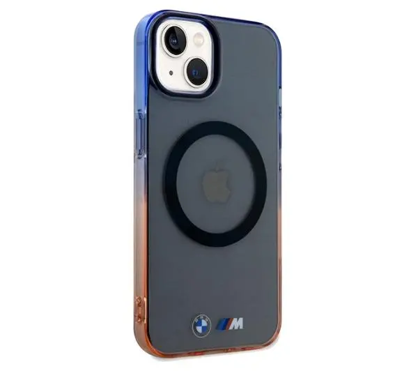 BMW Gradient Bumper MagSafe BMHMP15MHTGE do iPhone 15 Plus/14 Plus Szary