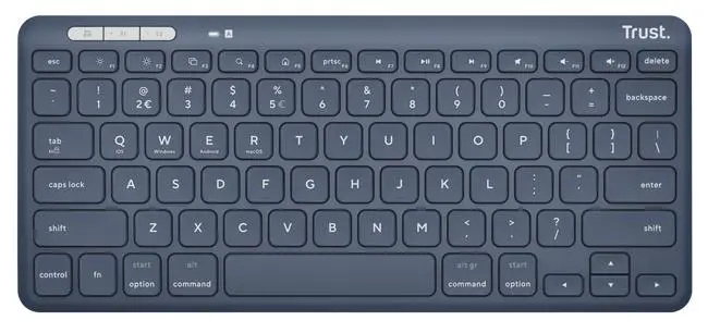 Klawiatura nożycowa Trust Lyra Niebieski