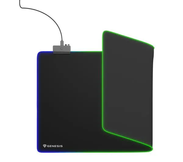 Genesis Boron 500 RGB Logo XXL Czarny