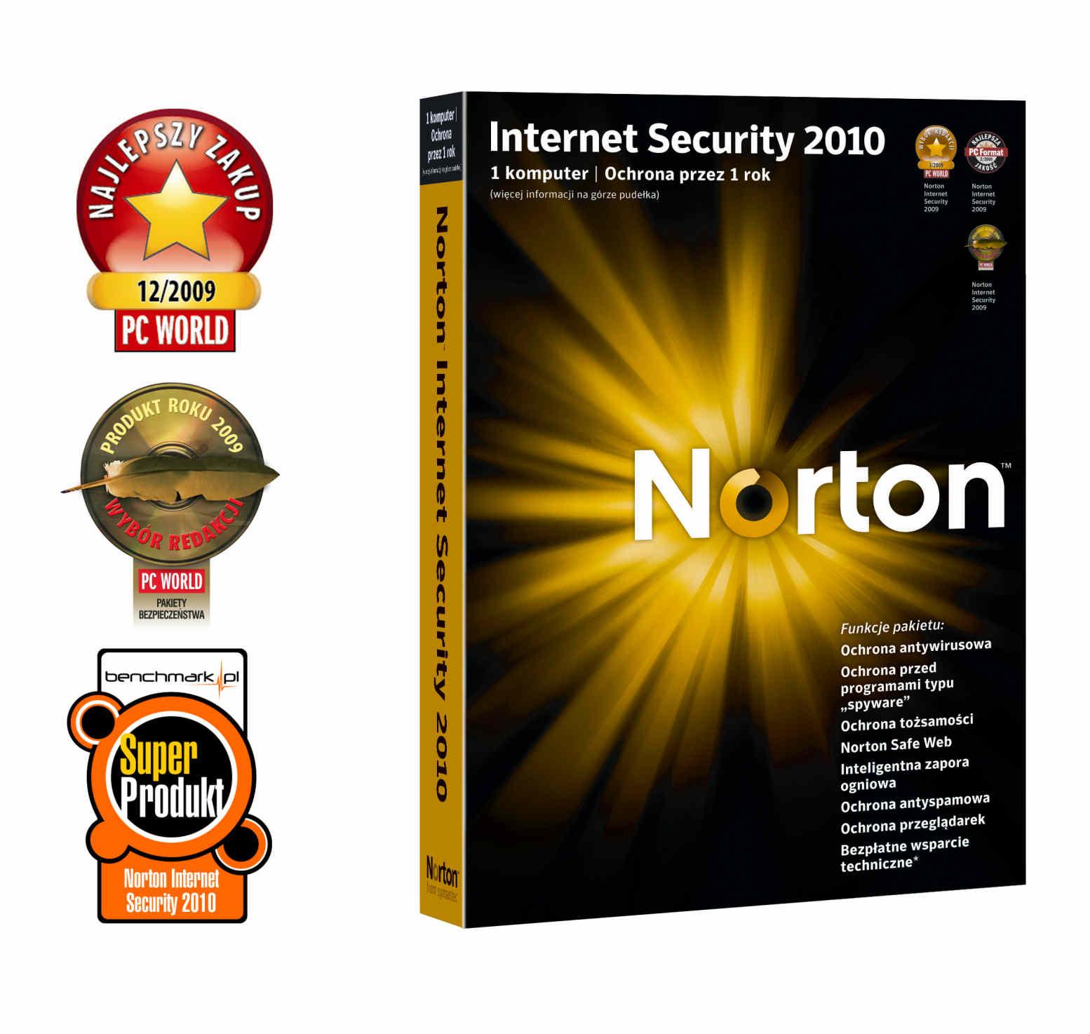 Symantec Norton Internet Security 2010 1stan/12m-c