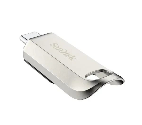 SANDISK Ultra Luxe 64GB USB 3.2 Typ C Srebrny