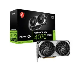 Karta graficzna MSI GeForce RTX 4070 Super Ventus 2X OC 12GB GDDR6X 192bit DLSS 3