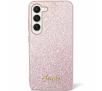 Etui Guess Glitter Script GUHCS24SHGGSHP do Samsung Galaxy S24 Różowy
