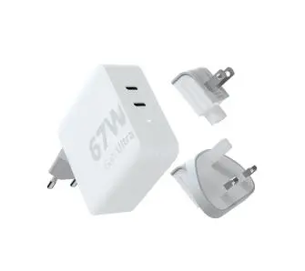 Ładowarka sieciowa Xtorm GaN 67W + kabel USB-C PD Biały
