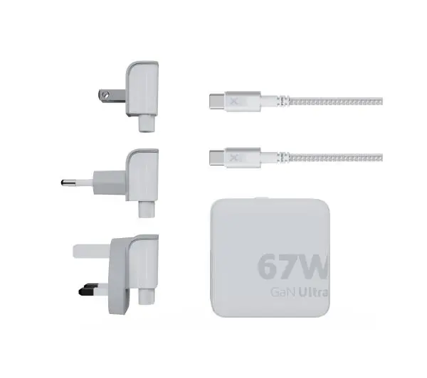 Xtorm GaN 67W + kabel USB-C PD Biały