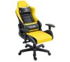 Fotel Cobra Rebel CR201 Gamingowy do 130kg Skóra ECO Żółto-czarny