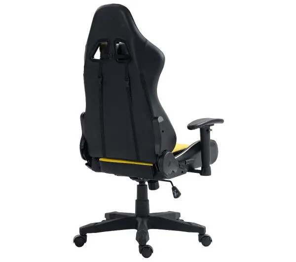 Cobra Rebel CR201 Gamingowy do 130kg Skóra ECO Żółto-czarny - Kup na Raty - RRSO 0%