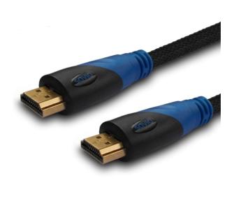 Kabel HDMI Savio CL-49, 5m, nylonowy oplot, HDMI 1.4, 4K