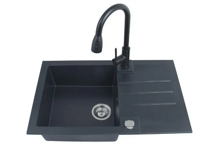 Zlewozmywak Alveus Rock 130 Onyx + bateria 4203005PRIM Onyx