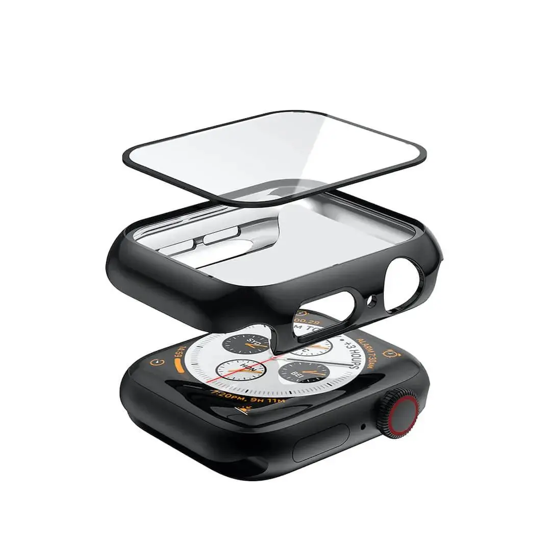 Nakładka na tarczę Puro Bumper do Watch 41mm Czarny