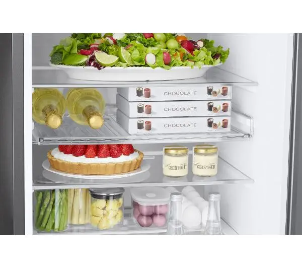 Samsung Bespoke RB38C7B6A22 Funkcje AI Pełny No Frost 203cm Komora świeżości Zdalne sterowanie Czarne szkło - TRZECI -55%, ALBO 5-TY ZA 1ZŁ - Kup na Raty - RRSO 0%