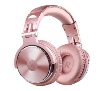 Słuchawki przewodowe Oneodio Pro10 Nauszne Różowo-złoty