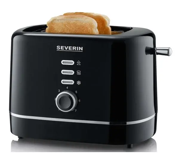 Severin AT 4321 Ruszt do bułek Rozmrażanie 850W