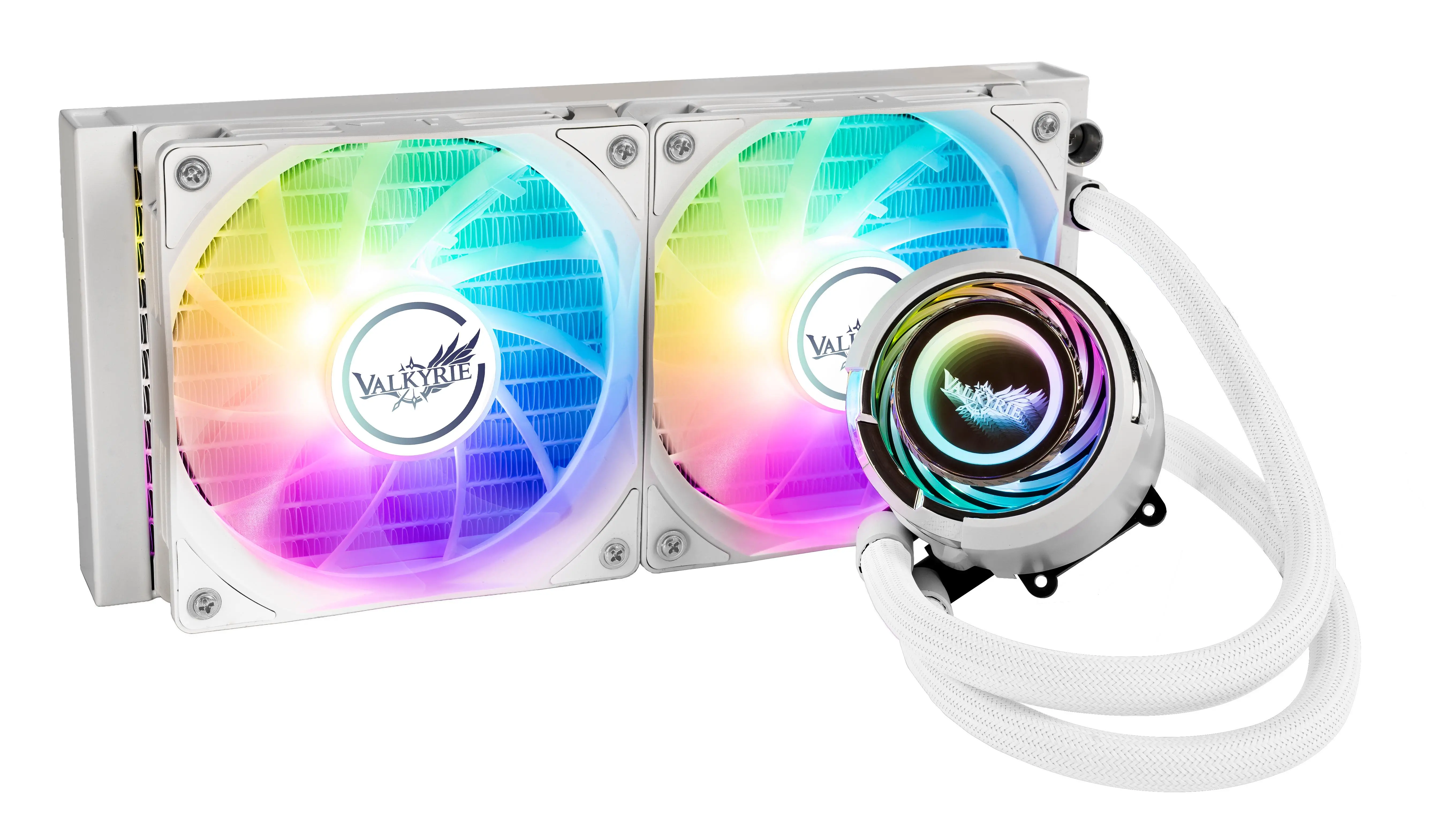 Chłodzenie Valkyrie Jarn 240 ARGB Biały