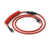 Kabel USB Glorious PC Gaming Race Coil Cable Crimson Red USB-C - USB-A  (GLO-CBL-COIL-RED) Czerwony