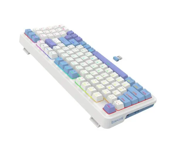 Redragon K664WBP-RGB-PRO Gloria Pro Biało-niebieski