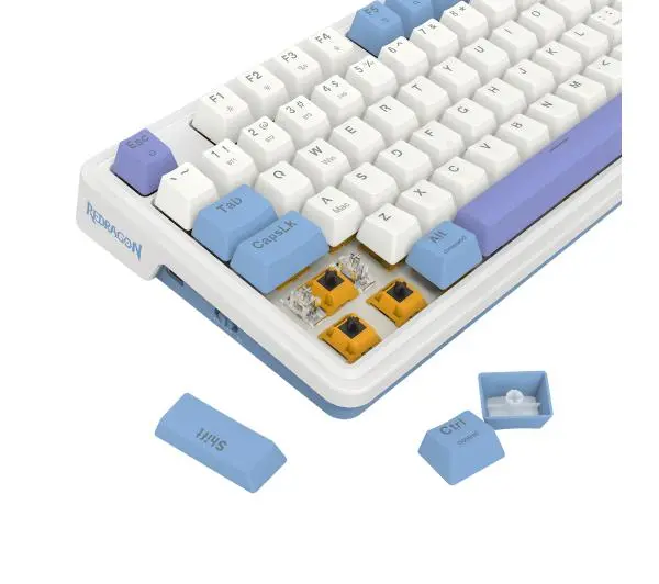 Redragon K664WBP-RGB-PRO Gloria Pro Biało-niebieski