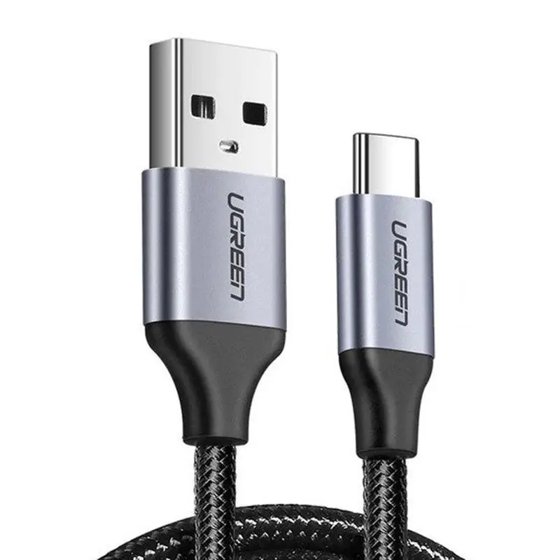 Kabel UGREEN USB do USB-C QC3,0 US288 0,5m Czarny
