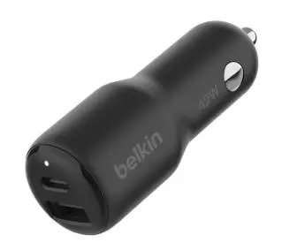 Belkin 42 W USB-C 30W PowerDeliwery USB-A 12W Czarny