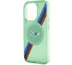 Etui BMW M Tricolor Stripes MagSafe BMHMP15LHDTN do iPhone 15 Pro Zielony