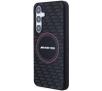 Etui Mercedes-Benz Silicone Carbon Pattern MagSafe do Samsung Galaxy S24+ Czarny