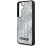 Etui Karl Lagerfeld Rhinestone Logo Metal Plate do Samsung Galaxy S24 Srebrny