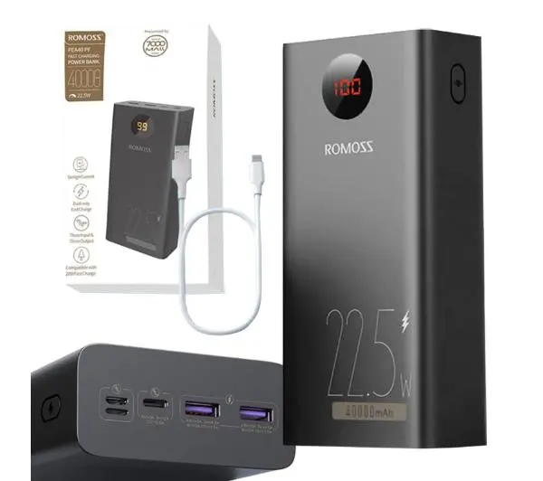 Romoss PEA40PF 40000mAh 22.5W Czarny