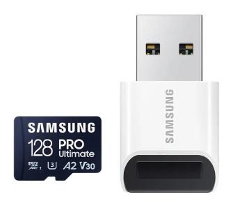 Karta pamięci Samsung PRO Ultimate 2023 microSD 128GB 200/130MB/s + czytnik